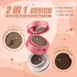 E22 - PINK FLASH Duo Effect Eyebrow Kit