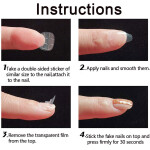 Nail Sticker Glue (3 Sheets)