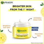 Garnier Bright Complete Vitamin C Yoghurt Night Cream, 18gm