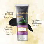 WOW Activated Charcoal Face Scrub - No Parabens & Mineral Oil