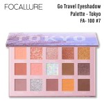 Focallure 15 Colour Eyeshadow Palette Go Travel #7 Tokyo FA-100