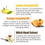 WOW Vitamin C Skin Mist Toner with Lemon Essential Oil, Orange Essential Oil Witch Hazel & Aloe Vera Extracts