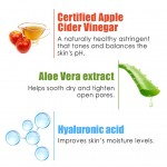 WOW Apple Cider Vinegar Face Wash - No Parabens, Sulphate, Silicones & Color