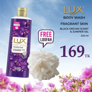 Lux Body Wash Black Orchid Scent & Juniper Oil 245ml