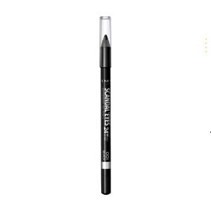 Rimmel Scandaleyes Waterproof Gel Eye Liner Pencil, Black 001