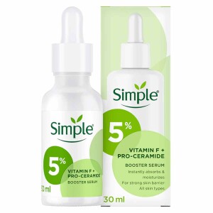 Simple 5% Vitamin F + Pro Ceramides Booster Serum 30ml