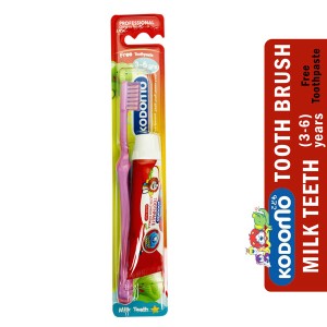 Kodomo Dental Kids Set - Pink - (3 - 6yrs)
