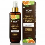 WOW Vitamin C Skin Mist Toner with Lemon Essential Oil, Orange Essential Oil Witch Hazel & Aloe Vera Extracts